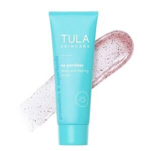 TULA Skincare So Poreless Deep Exfoliating Scrub Face Wash 2.89oz. Full Sized